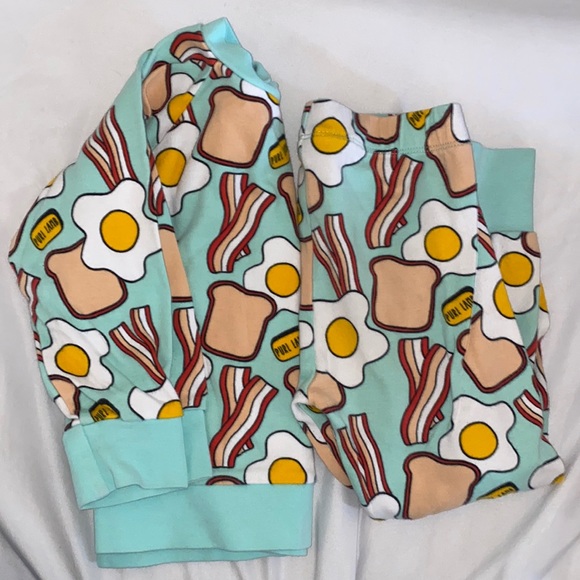 Pajamas Bacon Egg Pj Set Poshmark